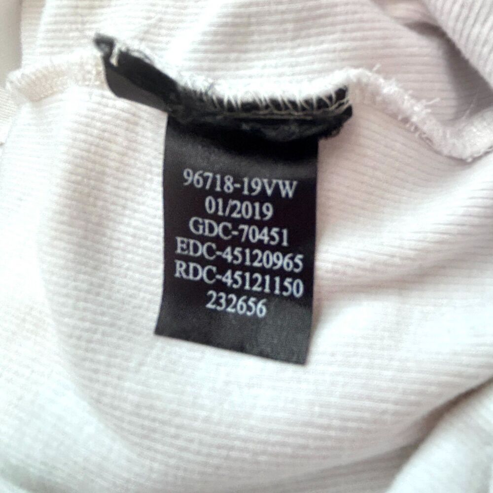 Harley Davidson Womens XL Knit Tank Top White with Black H-D Shield Roses - Picture 4 of 5